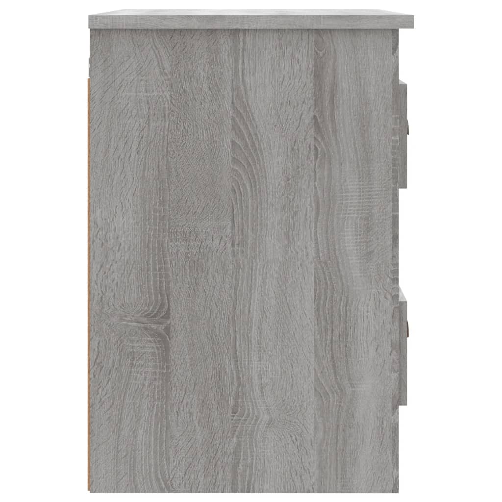Comodino a Parete Grigio Sonoma 41,5x36x53 cm 816404