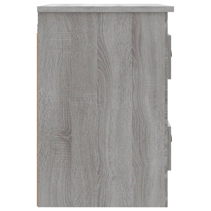 Comodino a Parete Grigio Sonoma 41,5x36x53 cm 816404