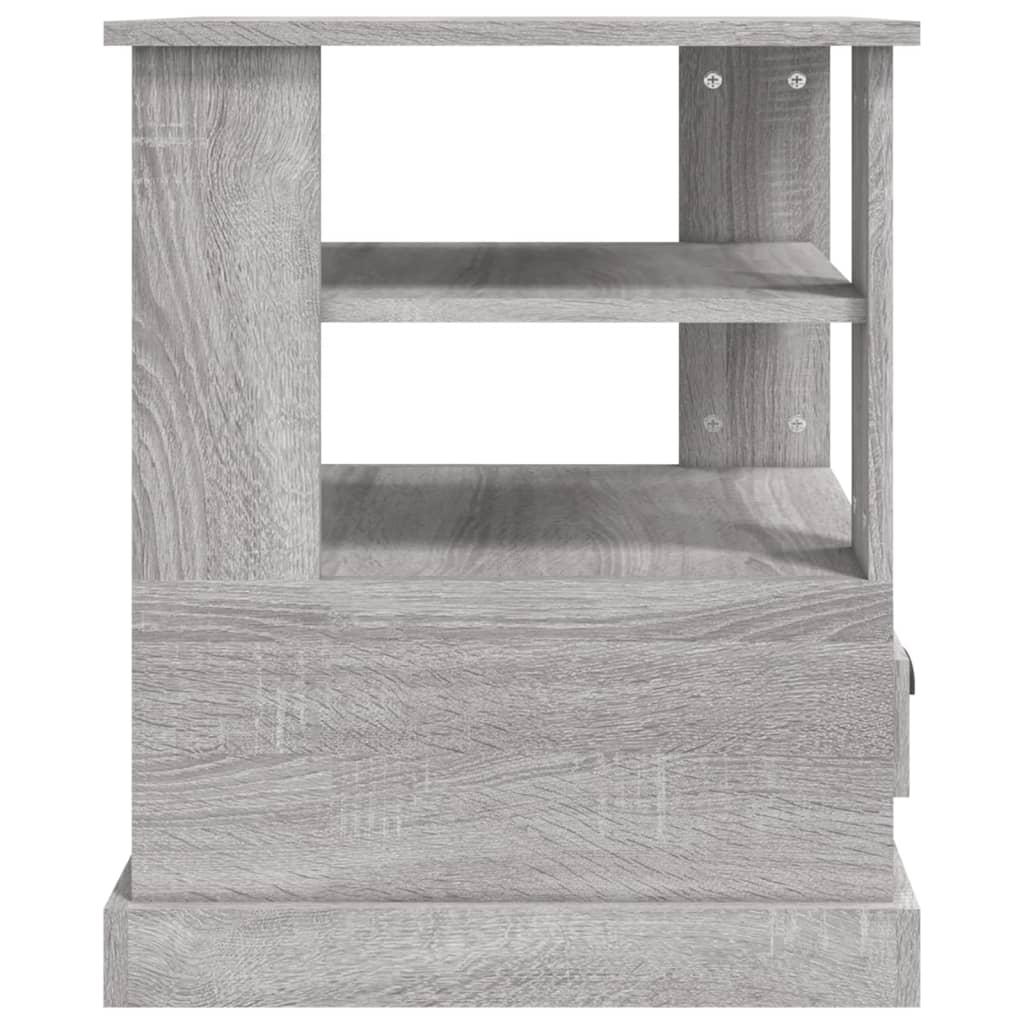 Tavolino Grigio Sonoma 50x50x60 cm in Legno Multistrato 816414