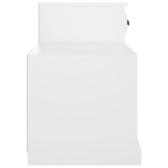 Scarpiera Bianca 100x42x60 cm in Legno Multistrato