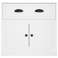 Credenza Bianca 70x35,5x67,5 cm in Legno Multistrato 816424