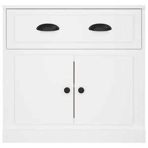 Credenza Bianca 70x35,5x67,5 cm in Legno Multistrato 816424