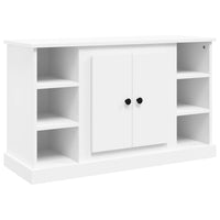 Credenza Bianca 100x35,5x60 cm in Legno Multistrato 816440