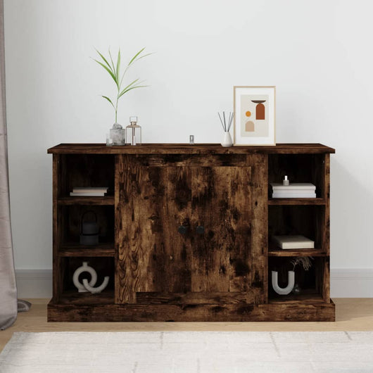 Credenza-Buffet-Armadio da cucina Rovere Fumo 100x35,5x60 cm in Legno Multistrato