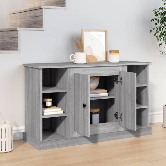 Credenza Grigio Sonoma 100x35,5x60 cm in Legno Multistrato 816446