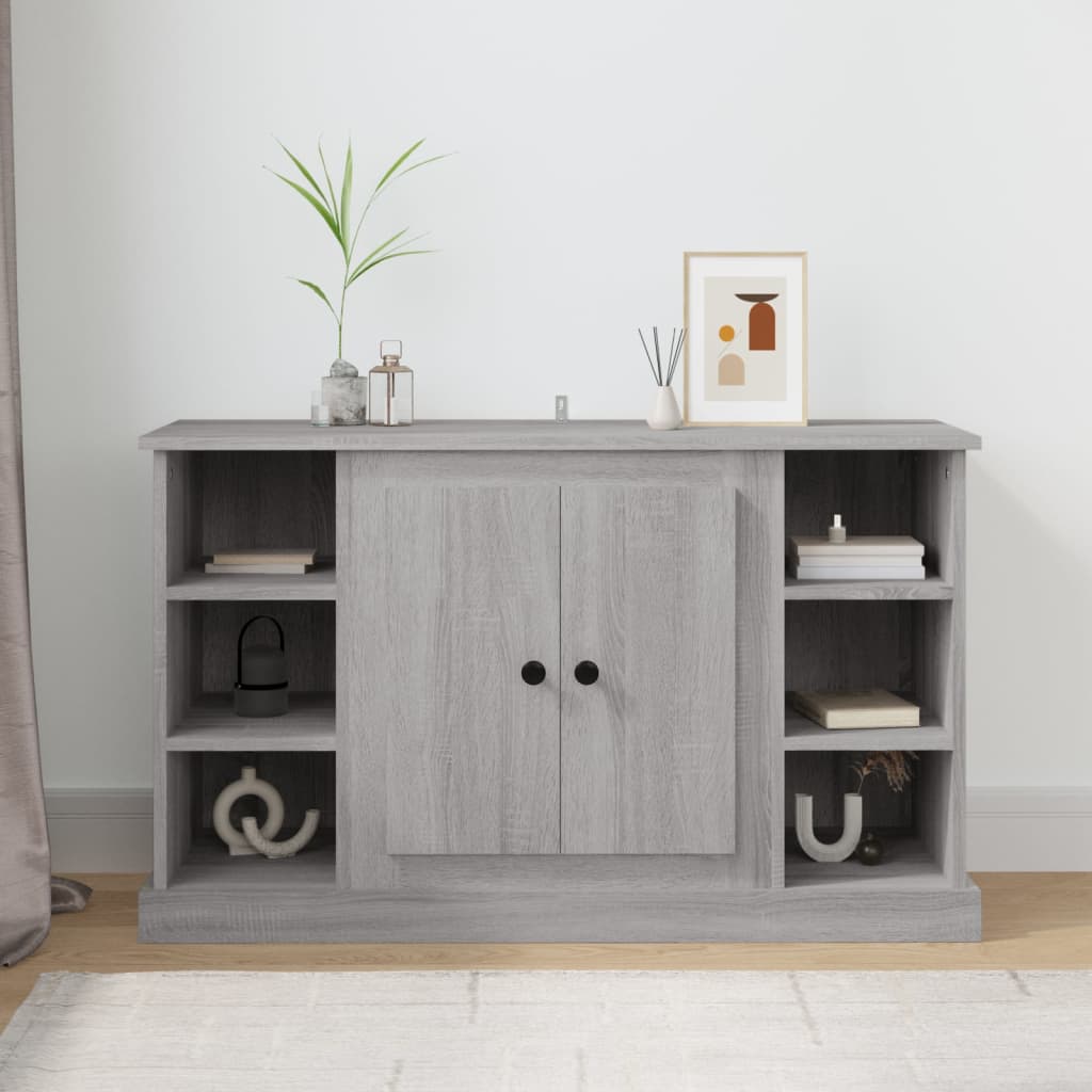 Credenza Grigio Sonoma 100x35,5x60 cm in Legno Multistrato 816446
