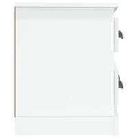 Mobile Porta TV Bianco Lucido 100x35,5x45 cm Legno Multistrato 816450