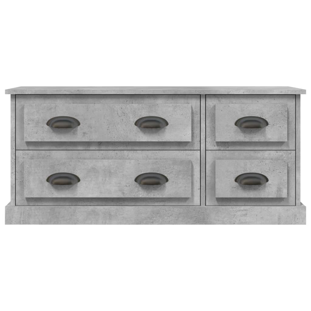 Mobile Porta TV Grigio Cemento 100x35,5x45cm Legno Multistrato 816452