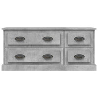 Mobile Porta TV Grigio Cemento 100x35,5x45cm Legno Multistrato 816452