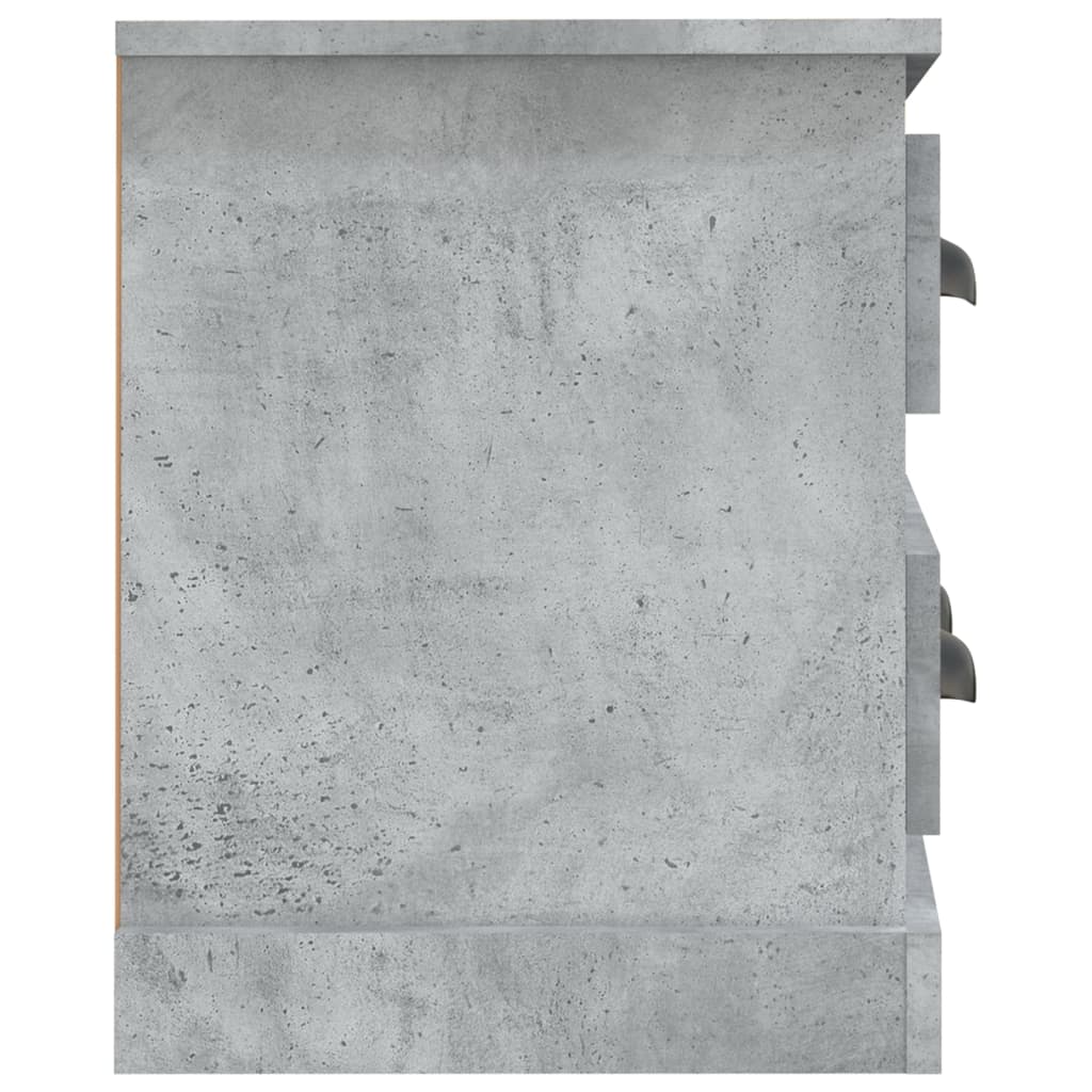 Mobile Porta TV Grigio Cemento 100x35,5x45cm Legno Multistrato 816452