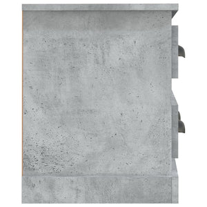 Mobile Porta TV Grigio Cemento 100x35,5x45cm Legno Multistrato 816452