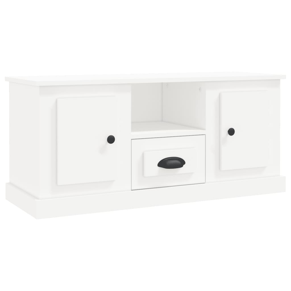 Mobile Porta TV-Mobile per TV-Credenza TV Bianco 100x35,5x45 cm in Legno Multistrato 947162
