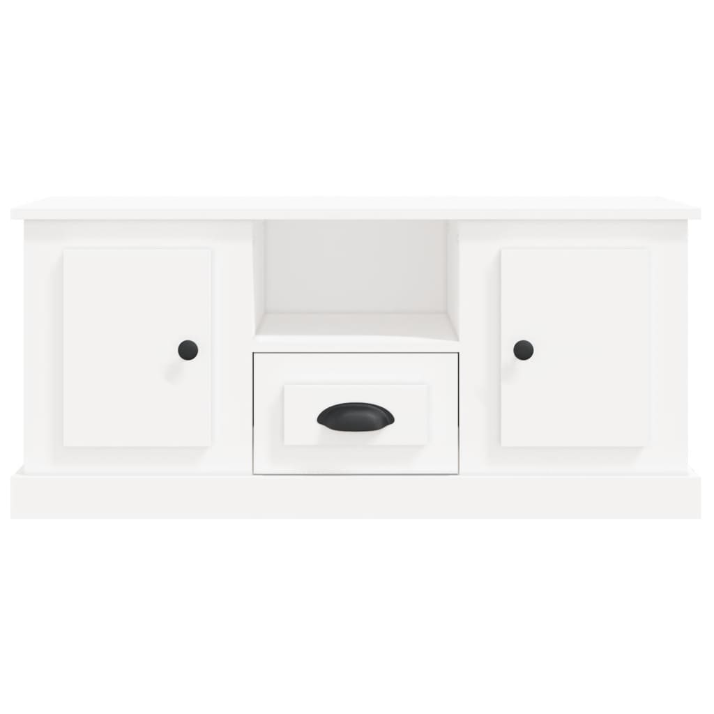 Mobile Porta TV-Mobile per TV-Credenza TV Bianco 100x35,5x45 cm in Legno Multistrato 947162