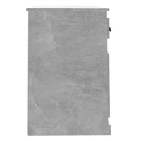 Scrivania Cassetto Grigio Cemento 115x50x75cm Legno Multistrato 816476