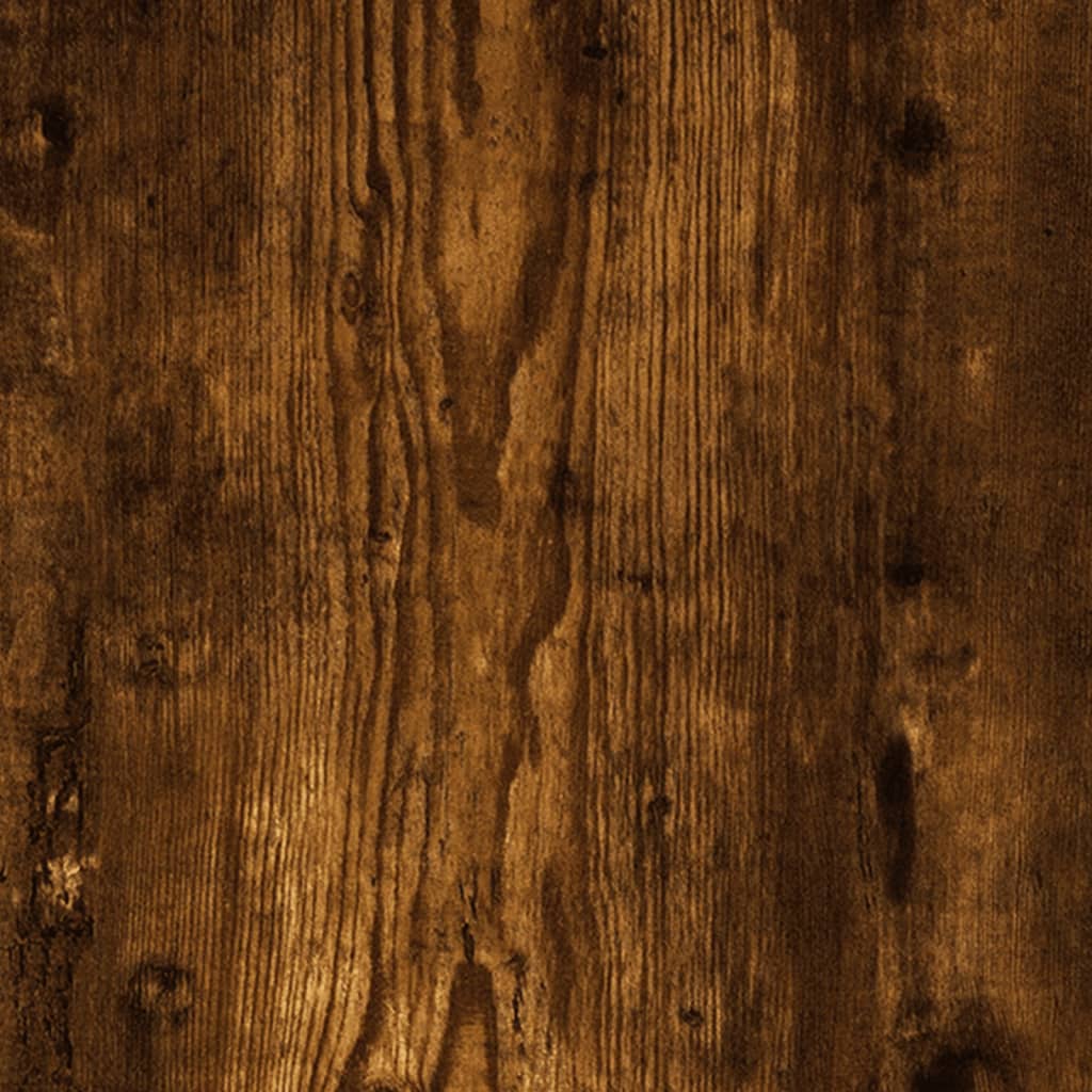 Mobiletto con Cassetto Rovere Fumo 40x50x75cm Legno Multistrato 816485