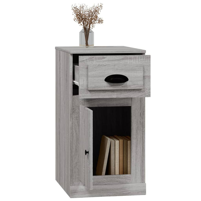 Mobiletto Cassetto Grigio Sonoma 40x50x75 cm Legno Multistrato 816486