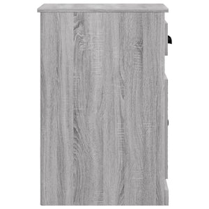 Mobiletto Cassetto Grigio Sonoma 40x50x75 cm Legno Multistrato 816486