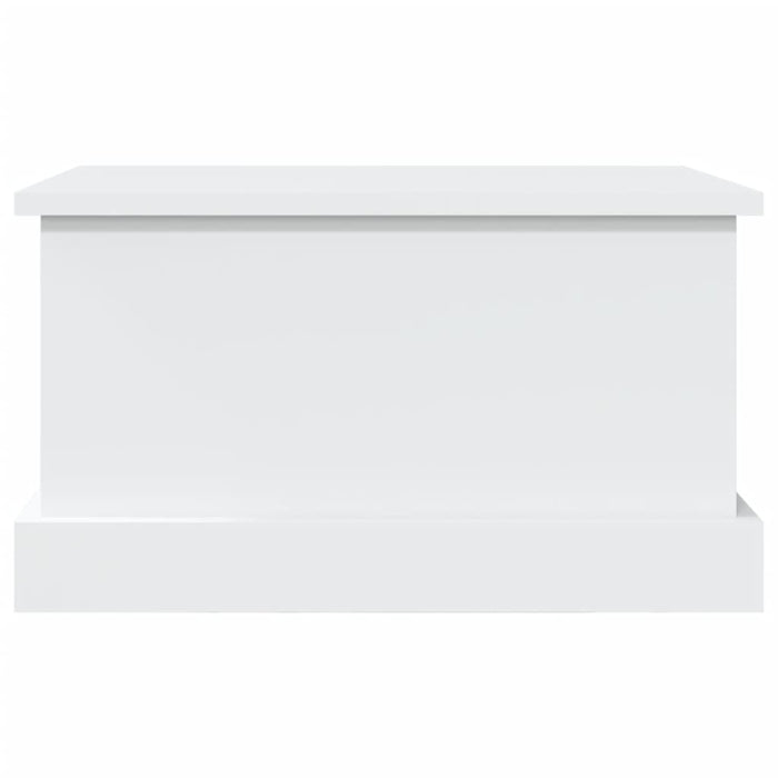 Contenitore Portaoggetti Bianco 50x30x28 cm Legno Multistrato