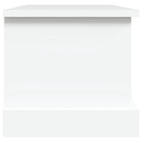 Contenitore Portaoggetti Bianco 50x30x28 cm Legno Multistrato