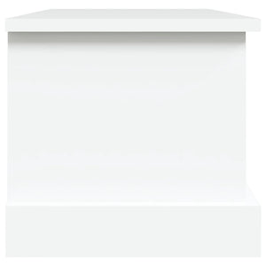 Contenitore Portaoggetti Bianco 50x30x28 cm Legno Multistrato