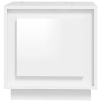 Comodini 2 pz Bianco Lucido 44x35x45 cm in Legno Multistrato 819841