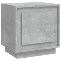 Comodino Grigio Cemento 44x35x45 cm in Legno Multistrato 819844