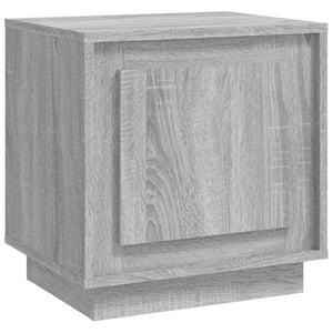 Comodino Grigio Sonoma 44x35x45 cm in Legno Multistrato 819848
