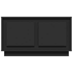 Mobile Porta TV Nero 80x35x45 cm in Legno Multistrato 819853
