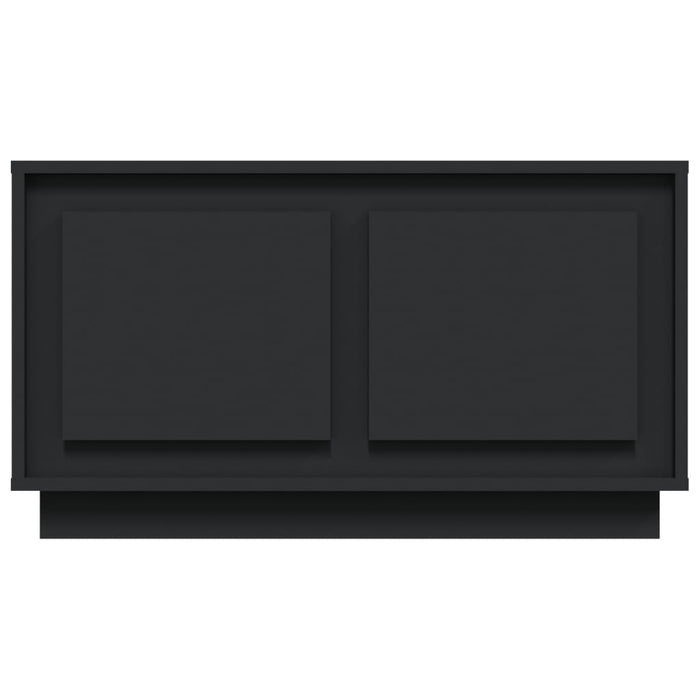Mobile Porta TV Nero 80x35x45 cm in Legno Multistrato 819853
