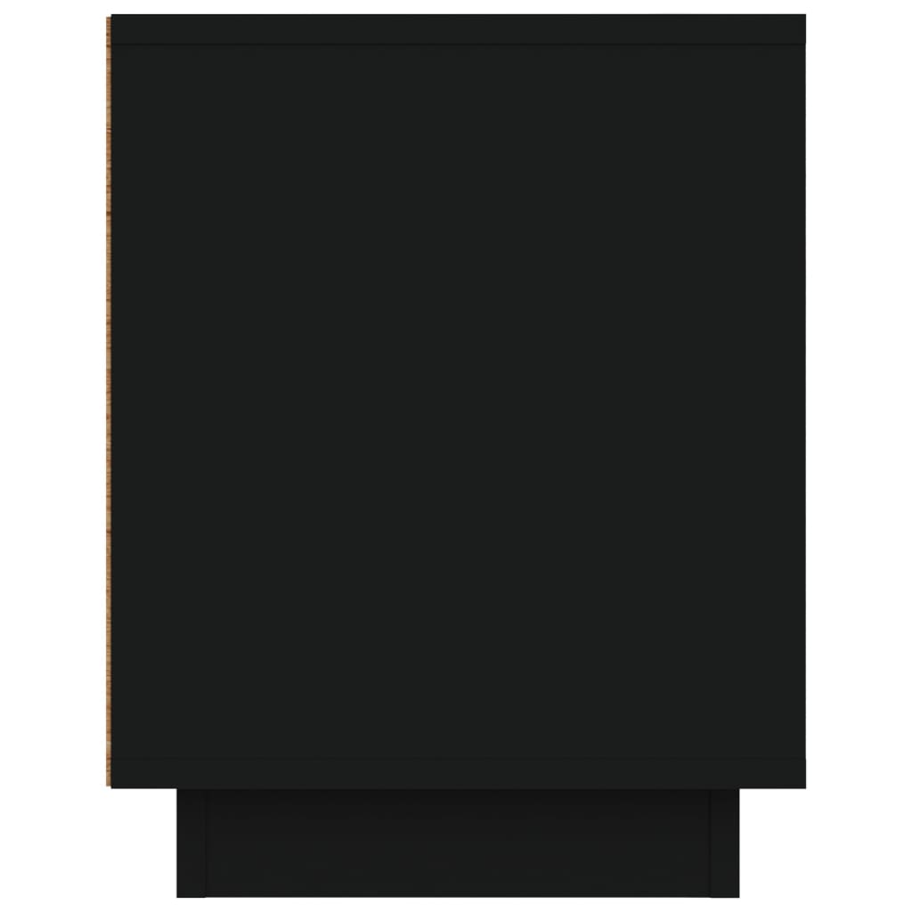 Mobile Porta TV Nero 80x35x45 cm in Legno Multistrato 819853