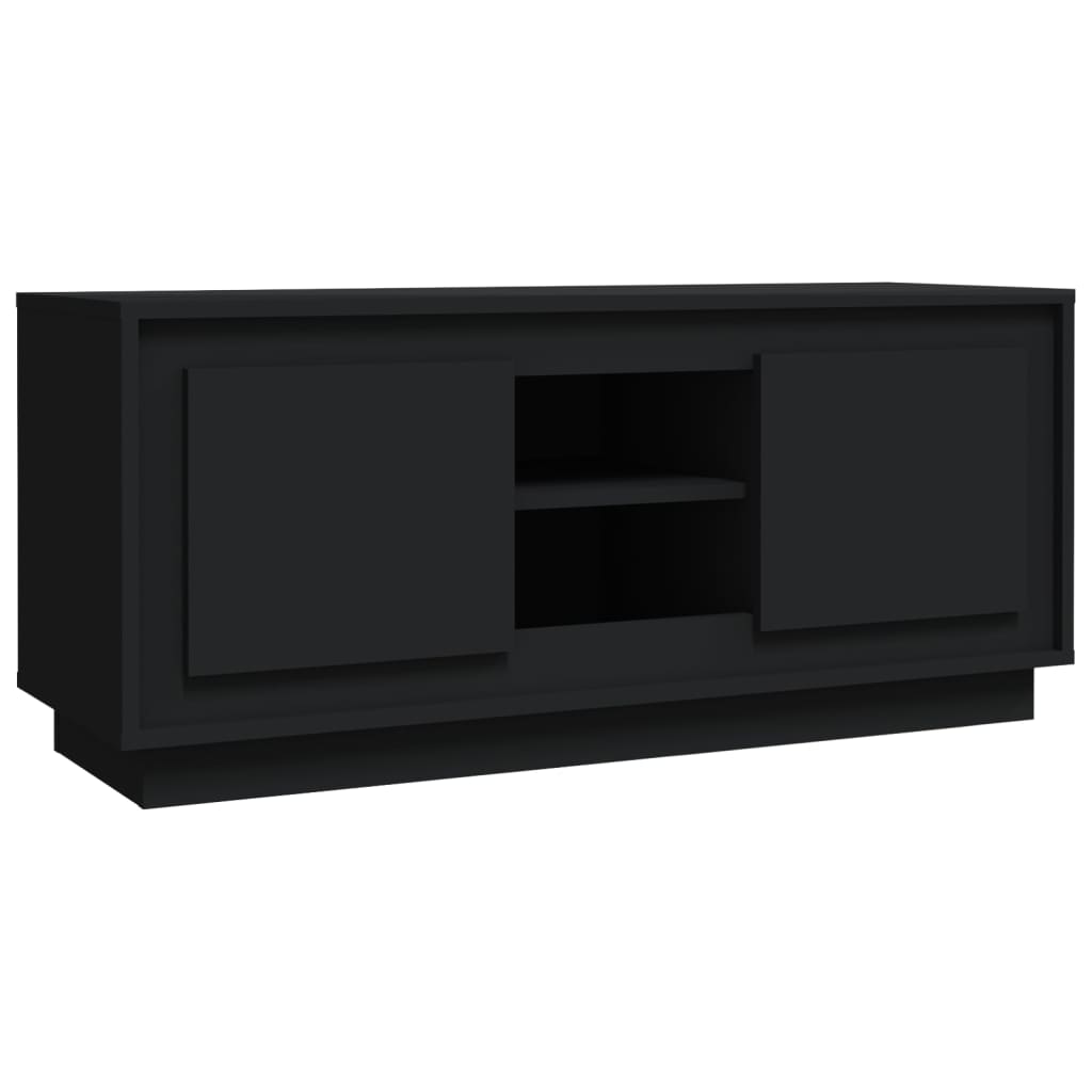 Mobile Porta TV Nero 102x35x45 cm in Legno Multistratocod mxl 121248
