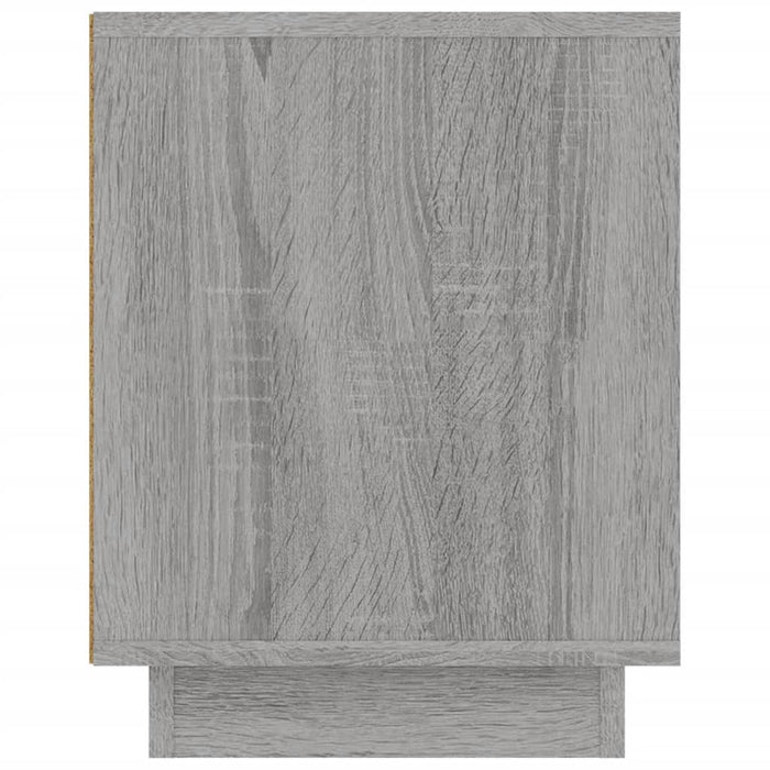 Mobile TV Grigio Sonoma 102x35x45 cm in Legno Multistrato 819866