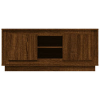 Mobile TV Rovere Marrone 102x35x45 cm in Legno Multistrato 819867