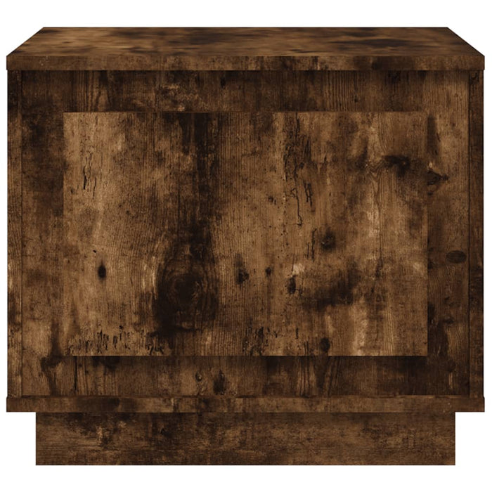 Tavolino da Salotto-Tavolino da soggiorno-Tavolo Rovere Fumo 51x50x44 cm Legno Multistrato