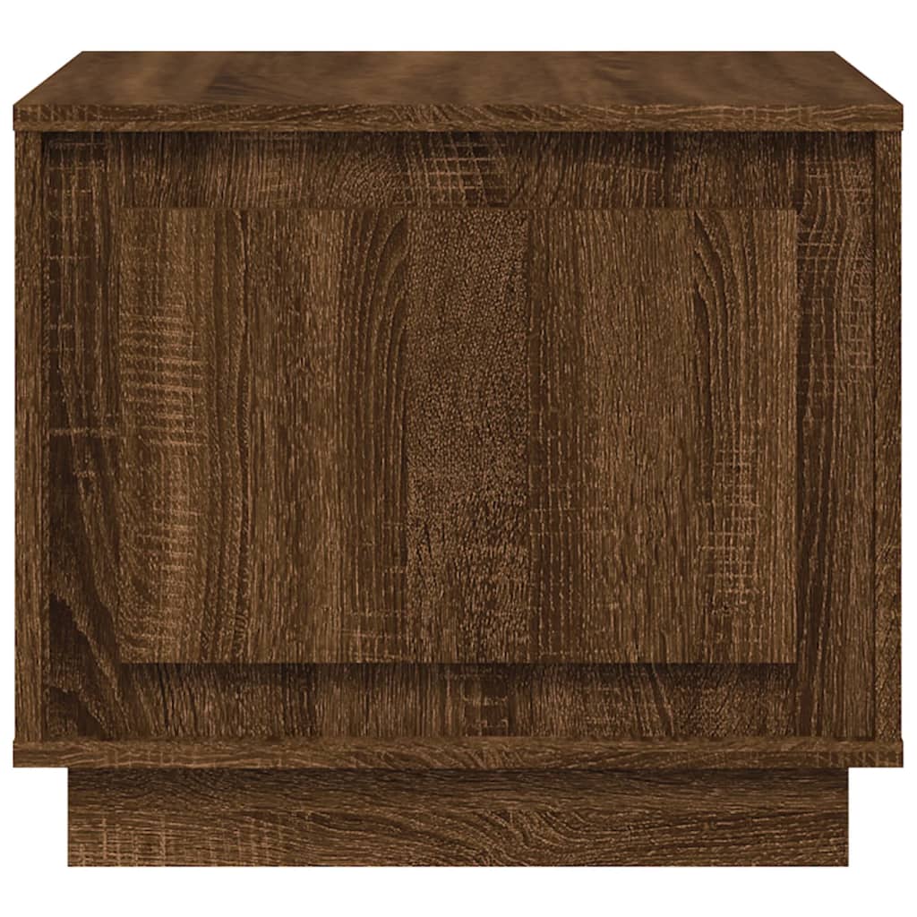 Tavolino da Salotto-Tavolino da soggiorno-Tavolo Rovere Marrone 51x50x44cm Legno Multistrato