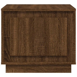 Tavolino da Salotto-Tavolino da soggiorno-Tavolo Rovere Marrone 51x50x44cm Legno Multistrato