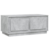 Tavolino Salotto Grigio Cemento 102x50x44 cm Legno Multistrato 819880