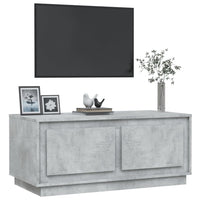 Tavolino Salotto Grigio Cemento 102x50x44 cm Legno Multistrato 819880