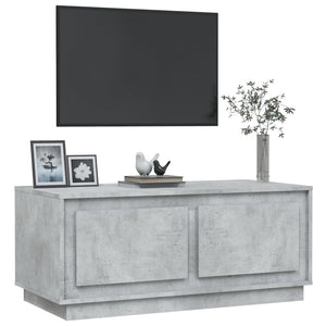 Tavolino Salotto Grigio Cemento 102x50x44 cm Legno Multistrato 819880
