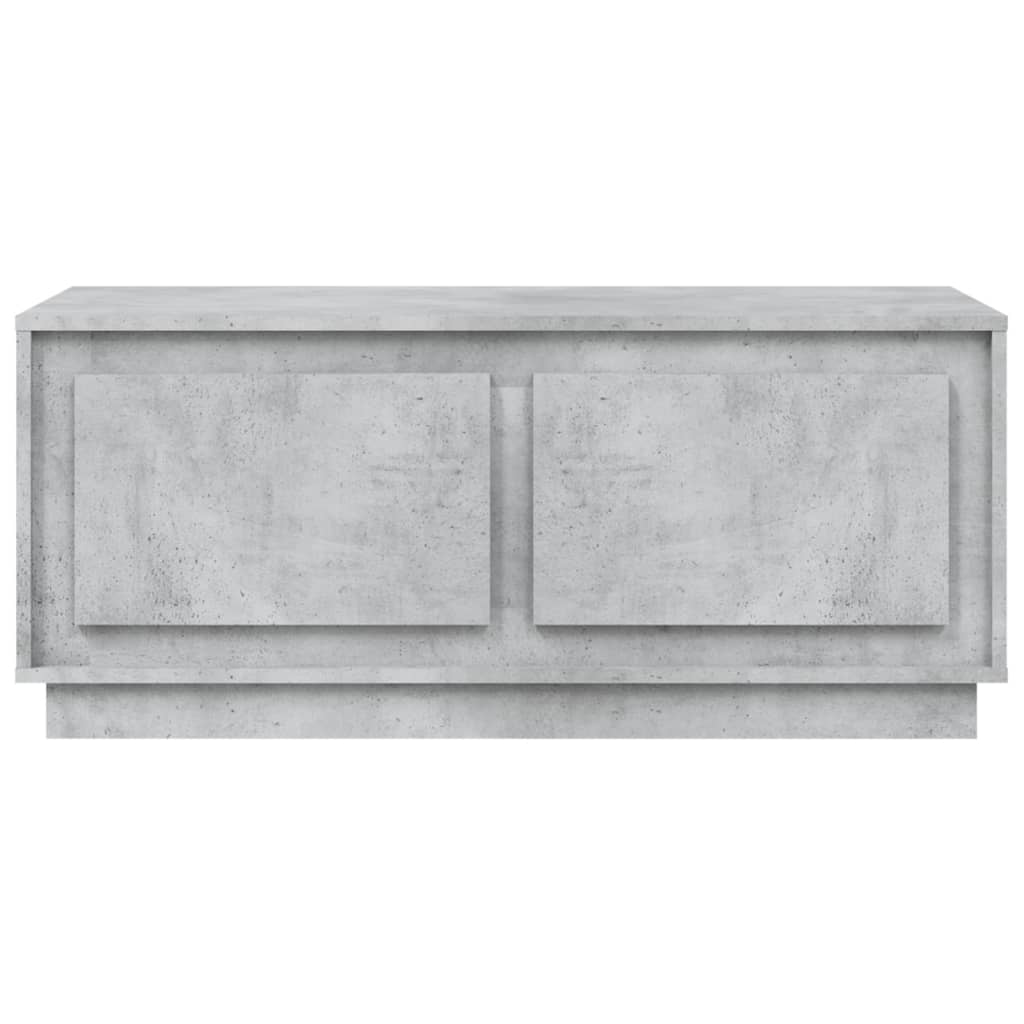 Tavolino Salotto Grigio Cemento 102x50x44 cm Legno Multistrato 819880