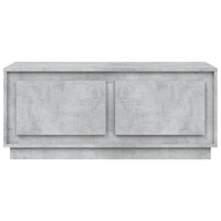 Tavolino Salotto Grigio Cemento 102x50x44 cm Legno Multistrato 819880