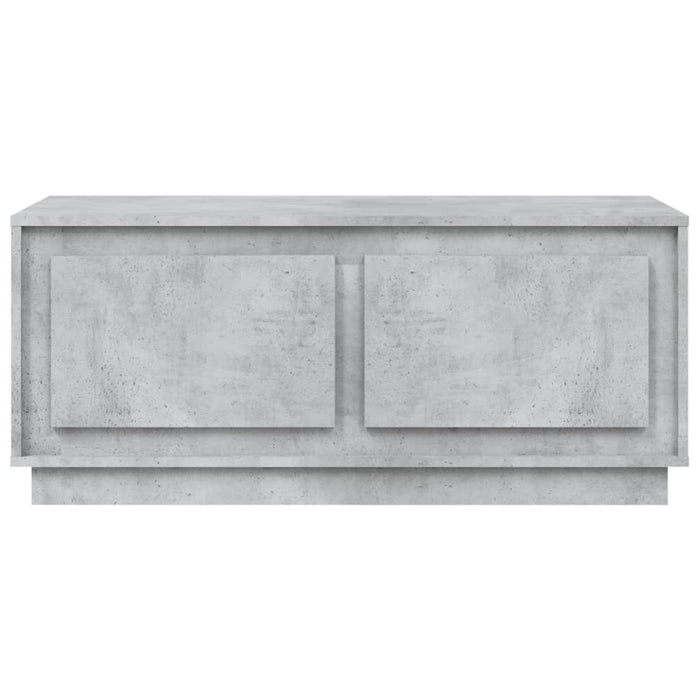Tavolino Salotto Grigio Cemento 102x50x44 cm Legno Multistrato 819880