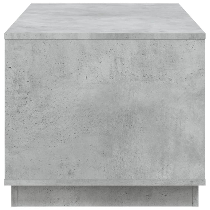 Tavolino Salotto Grigio Cemento 102x50x44 cm Legno Multistrato 819880