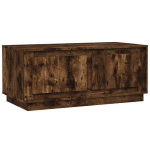 Tavolino da Salotto Rovere Fumo 102x50x44 cm Legno Multistrato 819881