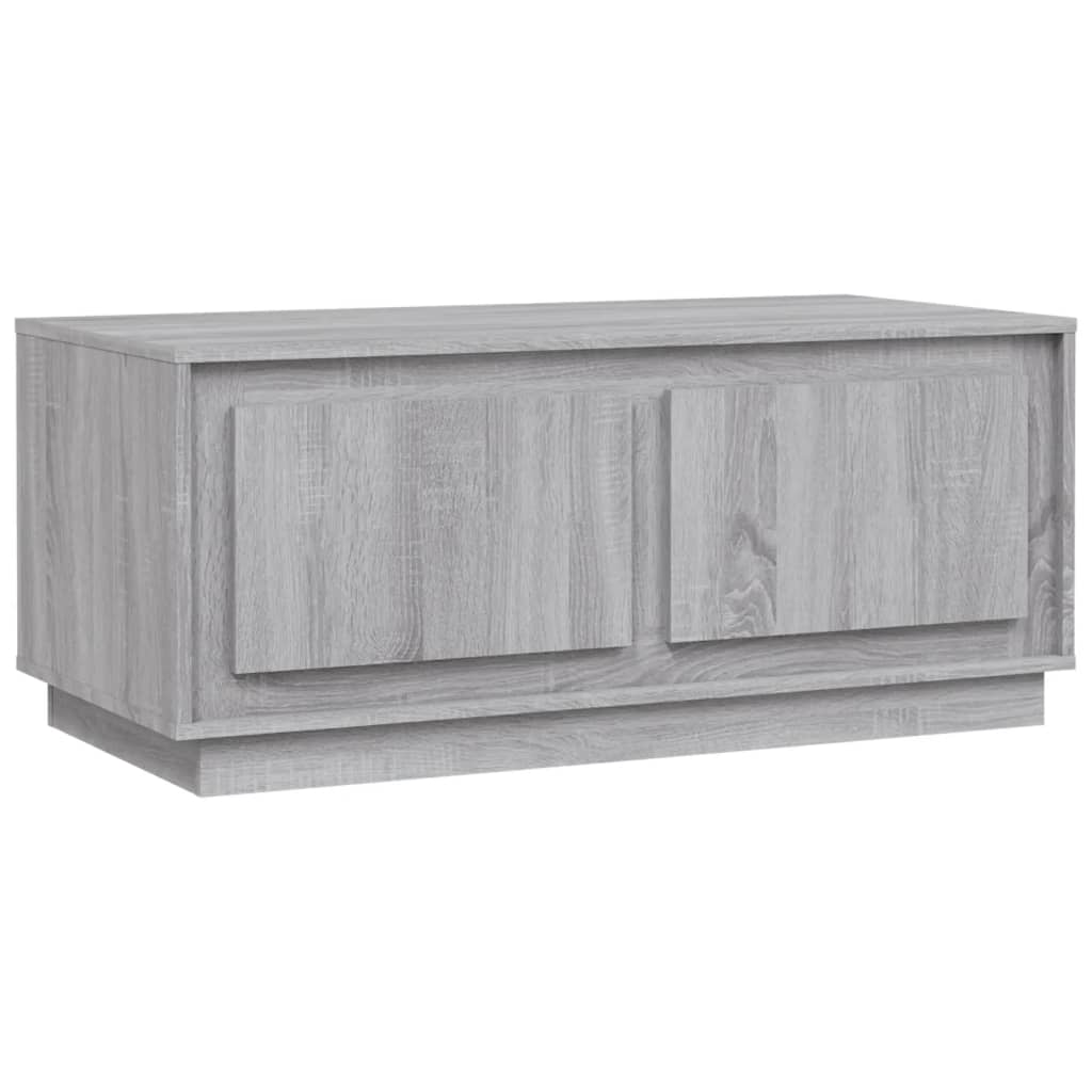 Tavolino da Salotto Grigio Sonoma 102x50x44cm Legno Multistrato 819882