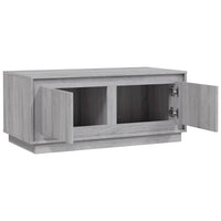 Tavolino da Salotto Grigio Sonoma 102x50x44cm Legno Multistrato 819882