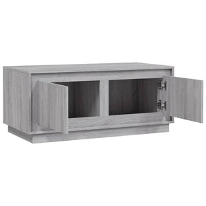 Tavolino da Salotto Grigio Sonoma 102x50x44cm Legno Multistrato 819882