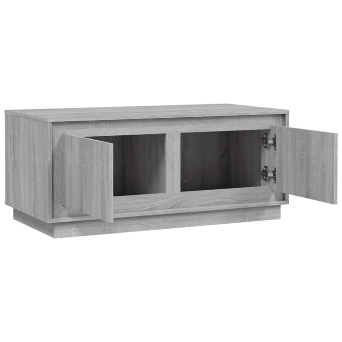 Tavolino da Salotto Grigio Sonoma 102x50x44cm Legno Multistrato 819882