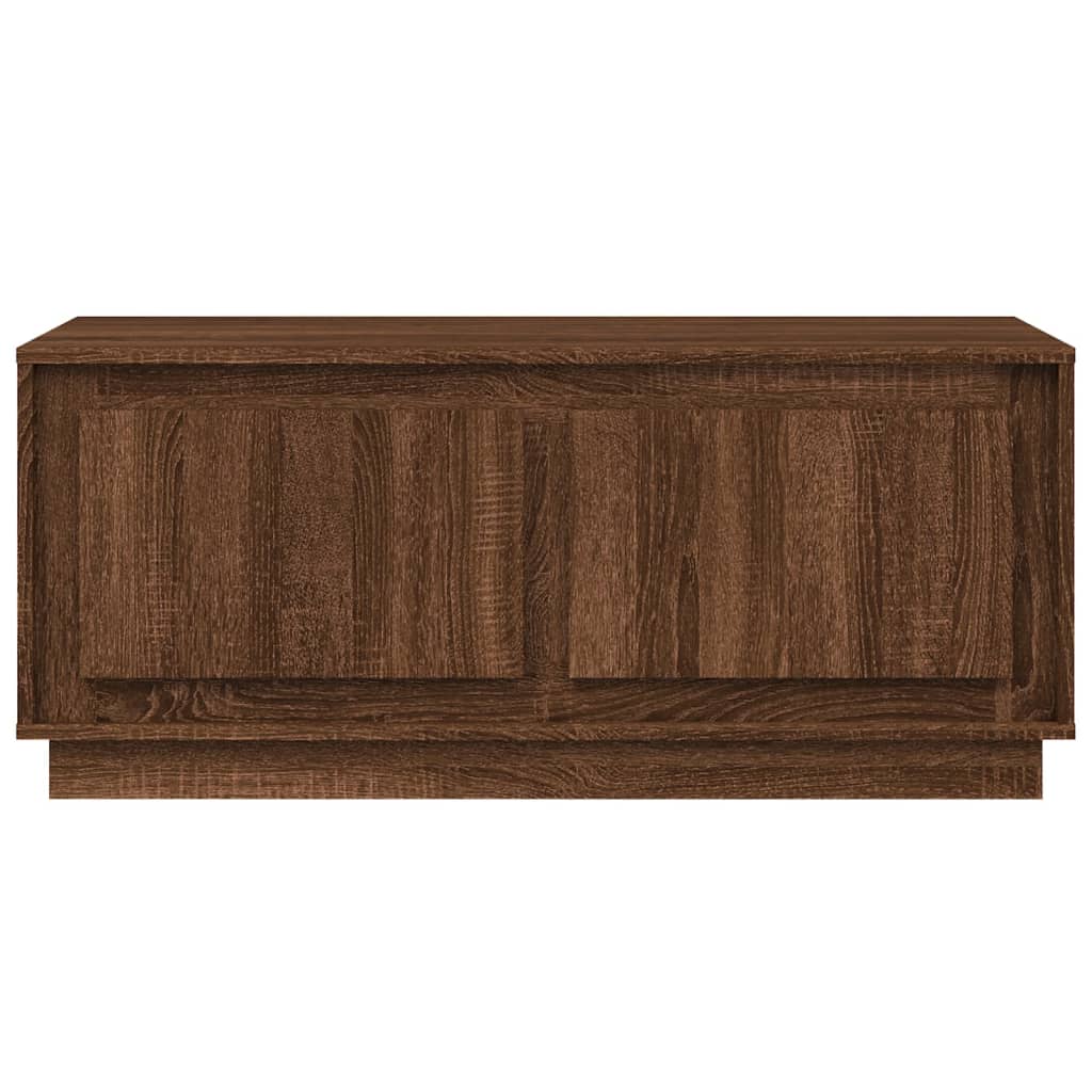 Tavolino Salotto Rovere Marrone 102x50x44 cm Legno Multistrato