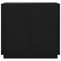 Credenza Nera 80x34x75 cm in Legno Multistrato 819885
